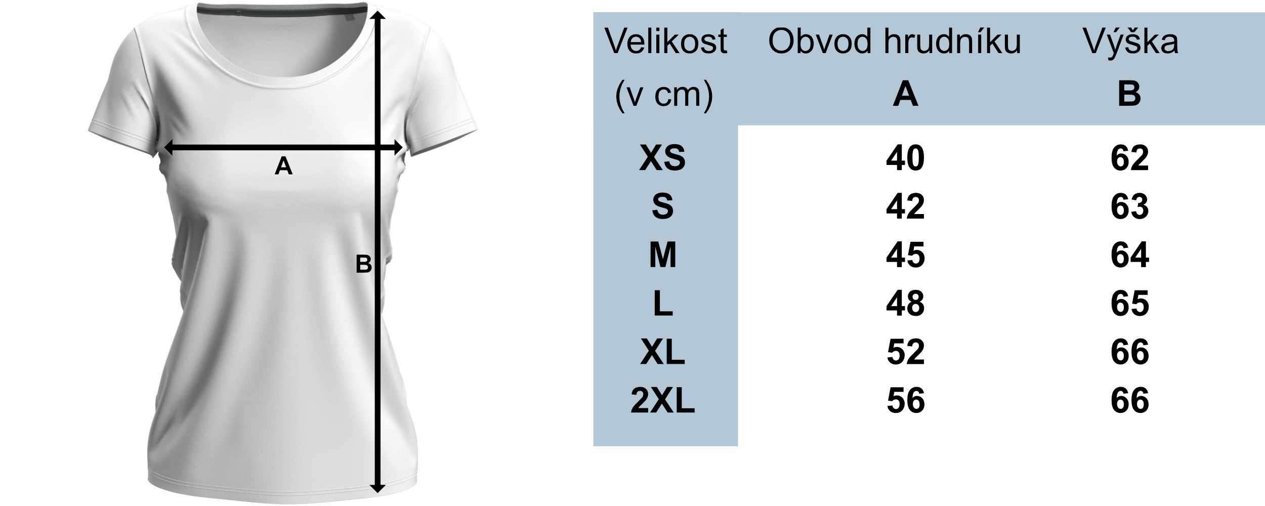 dámské ELASTICKÉ trička - velikosti Valaškování
